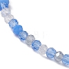 Grass Round Beaded Stretch Bracelet for Women BJEW-JB09701-4