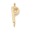 304 Stainless Steel Letter Connector Charms LS-STAS-M108-01G-16-1