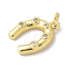 Brass Micro Pave Cubic Zirconia Pendants KK-S511-13G-2