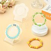 4Pcs Clear Acrylic Slant Back Single Bracelet Bangle Display Stands AC-FS5191-01B-7