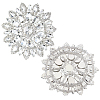 2Pcs Glass Hotfix Rhinestone DIY-GF0013-36B-7