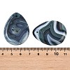 Natural Banded Agate Pendants GG-K002-02E-3