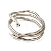 Adjustable Iron Snake Wrap Bangles BJEW-U004-03A-P-2