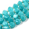 Natural Quartz Dyed Beads Strands G-U023-A02-17-2