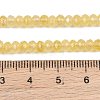Dyed Natural Malaysia Jade Rondelle Beads Strands G-E316-2x4mm-47-6