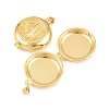 Religion Brass Locket Pendants KK-D232-21G-01-2