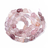 Natural Rainbow Strawberry Quartz Beads Strands G-S363-048C-2