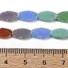 Electroplate Glass Beads Strands EGLA-C004-03-4