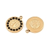 304 Stainless Steel Rhinestone Pendants STAS-Z202-05G-03-2