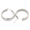 Tarnish Resistant 202 Stainless Steel Hoop Earrings EJEW-H003-38P-04-2