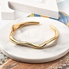 Brass Cuff Bangles BJEW-F482-05G-2