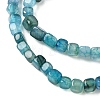 Natural Dragon Veins Agate(Dyed & Heated) Beads Strands G-G177-E15-03-3