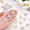 20Pcs 304 Stainless Steel Pendant Cabochon Settings STAS-BBC0010-66-3