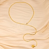 304 Stainless Steel Pendant Necklaces NJEW-D343-03G-1