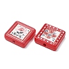 Baking Paint Printed Acrylic Beads AC-CBA46F7-01-2