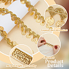 Polyester Braided Metallic Lace Trim AJEW-WH0479-36G-1-4