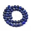 Natural Lapis Lazuli Beads Strands X-G-E465-8mm-01-5