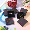 5Pcs Hot Stamping Planet Cardboard Jewelry Packaging Boxes CON-TA0001-44E-7