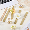 6Pcs Plastic Slap Bracelets BJEW-CN0001-18B-3