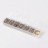 Iron & Brass Open Jump Rings IFIN-X0033-P-B-3