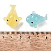 Transparent Resin Sea Animal 3D Dolphin Ornament RESI-B027-07-3