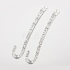 Tibetan Style Alloy Bookmark Findings PALLOY-K110-18AS-RS-1