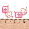 Medical Theme Alloy Enamel Pendants AL-CBA2919-03G-01B-3