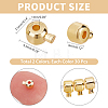 60Pcs 2 Colors Brass Crimp Beads FIND-AR0001-55-2