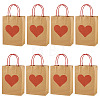10Pcs Valentine's Day Paper Bags CARB-TADJ0001-01A-1
