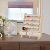 Detachable Wooden Jewelry Tower Display Stands for Earrings Bracelets Watches ODIS-WH0043-265-5