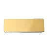 Plastic Blank Name Badge ID Tag with Iron Pins KY-D024-01B-2