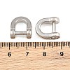 Alloy Detachable Horseshoe D-Ring AL-CBA9266-01P-2