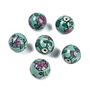 Famille Rose Porcelain Beads PORC-D023-01A-1