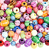 175Pcs 7 Styles Sports Theme Opaque Acrylic Beads OACR-PA0001-82-7