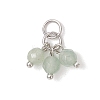 Natural Gemstone Pendants PALLOY-JF05141-01-3