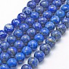 Natural Lapis Lazuli Beads Strands G-P335-09-8mm-1