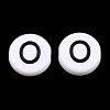 Opaque Acrylic European Beads AC-CBA3BDD-01O-1