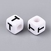 Opaque Acrylic Beads SACR-N020-04A-T-2