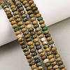 Natural Verdite Stone Beads Strands G-L647-D04-4x6mm-1