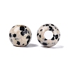 Natural Dalmatian Jasper European Beads G-Q607-02M-2