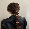 20Pcs 5 Colors Cloth Elastic Fiber Hair Ties for Women OHAR-LP0004-11-3