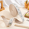 10Yards Vintage Jacquard Polyester Ribbon OCOR-ME0001-79B-4