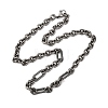 Vintage 304 Stainless Steel Figaro Chain Cable Chain Necklaces NJEW-C115-03AS-4