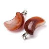 Natural Agate Pendants G-F820-02L-18-3