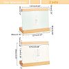 5 Inch Horizontal Desk Photo Frame DIY Kit DIY-WH0319-63-2