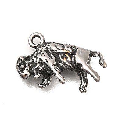Retro 304 Stainless Steel Pendants STAS-L284-16AS-06-1