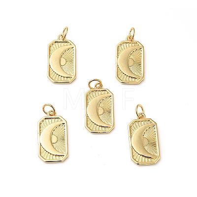 Rack Plating Brass Pendants X-KK-H431-50G-1