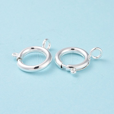 Eco-friendly Brass Spring Ring Clasps KK-D082-01A-S-1