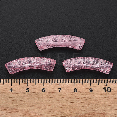 Transparent Crackle Acrylic Beads CACR-S009-001A-N26-1