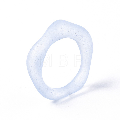 Transparent Resin Finger Rings RJEW-T013-001-B01-1